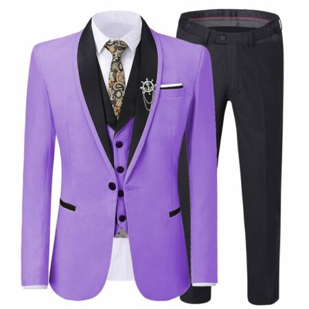 Light Purple Tuxedo Suit