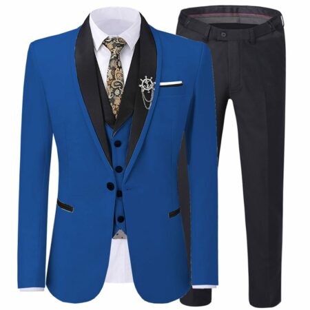 Navy Blue Wedding Tuxedo Suit